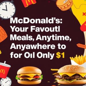 McDonald's: Your Favorite Meals Anytime, Anywhere for Only $1